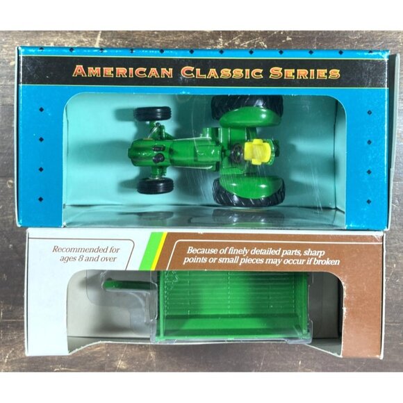 Ertl John Deere 630LP Tractor & Flare Box Wagon Diecast 1/43 Lot Railway Design - Picture 4 of 8